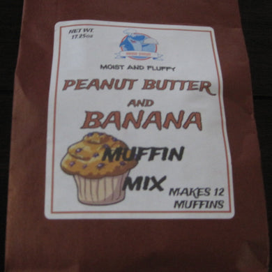 muffin mix-  peanut butter banana