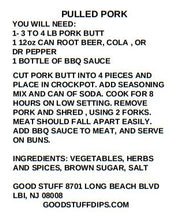 Load image into Gallery viewer, Crockpot Pulled Pork seasoning