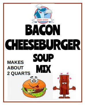 soup, cheeseburger