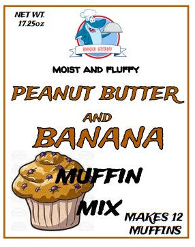 muffin mix-  peanut butter banana
