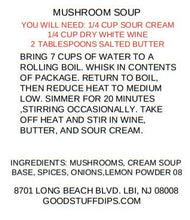 Load image into Gallery viewer, soup - old world creamy mushroom