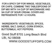 Load image into Gallery viewer, BUFFALO RANCH DIP MIX