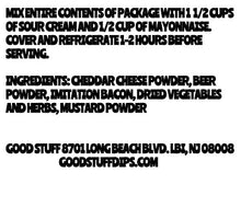 Load image into Gallery viewer, CHEDDAR BACON AND ALE DIP MIX