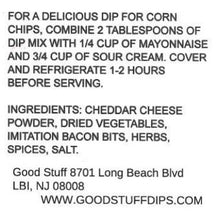 Load image into Gallery viewer, CHILI CHEESE AND BACON DIP MIX