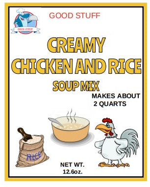 soup  Creamy chicken and rice