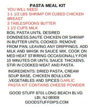 Load image into Gallery viewer, Pasta meal kit-Garlic herb and parmesan