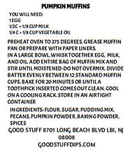 Load image into Gallery viewer, Muffin- Pumpkin and Pecan