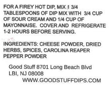 Load image into Gallery viewer, REAPER QUESO - EXTRA HOT dip mix