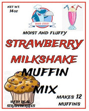 Load image into Gallery viewer, muffin mix  Strawberry milkshake