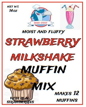 muffin mix  Strawberry milkshake