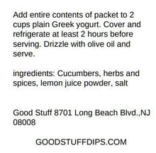 Load image into Gallery viewer, Tzatziki mix