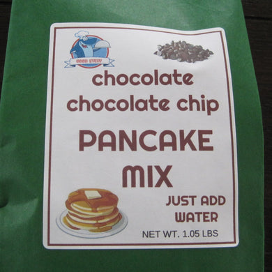 pancake, chocolate chocolate chip